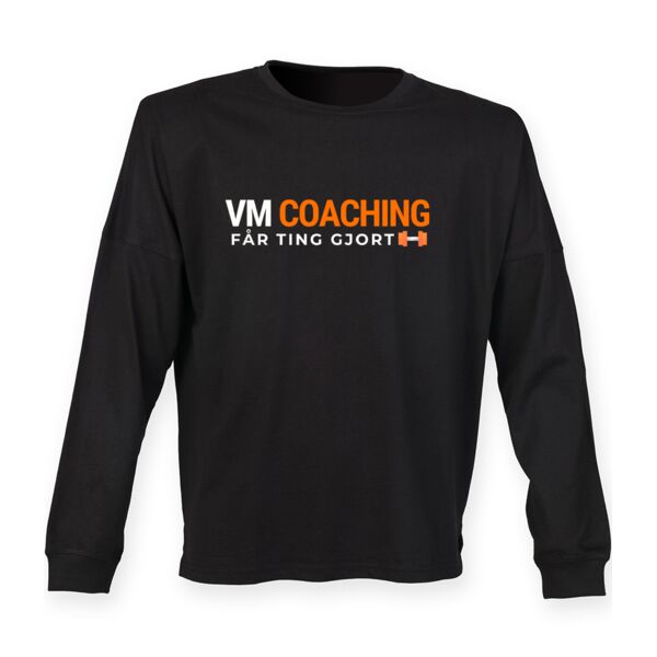 Unisex drop shoulder slogan top Thumbnail