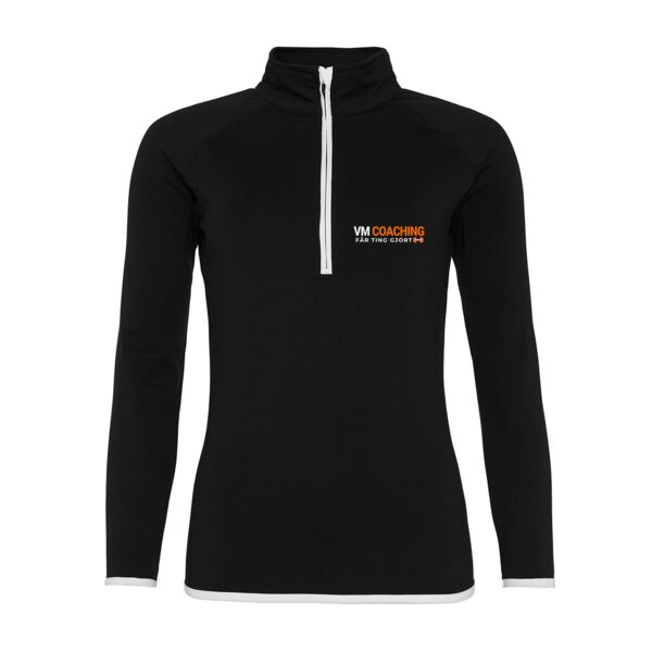 Girlie Half Zip Sweat Top Thumbnail